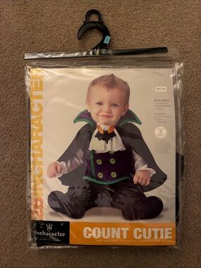 Count Cutie Baby Vampire Halloween Costume - Size 6/12 Months
